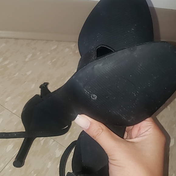 Suede steve madden heeled sandals - Picture 6 of 6